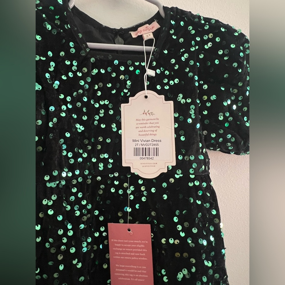 Ivy City Co. Vivian Sequin Dress Toddler 2T – Holiday Party / Special Occasion - Picture 4 of 5